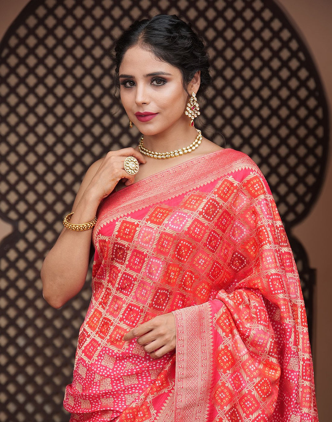 Printed Woven Art Handloom Saree