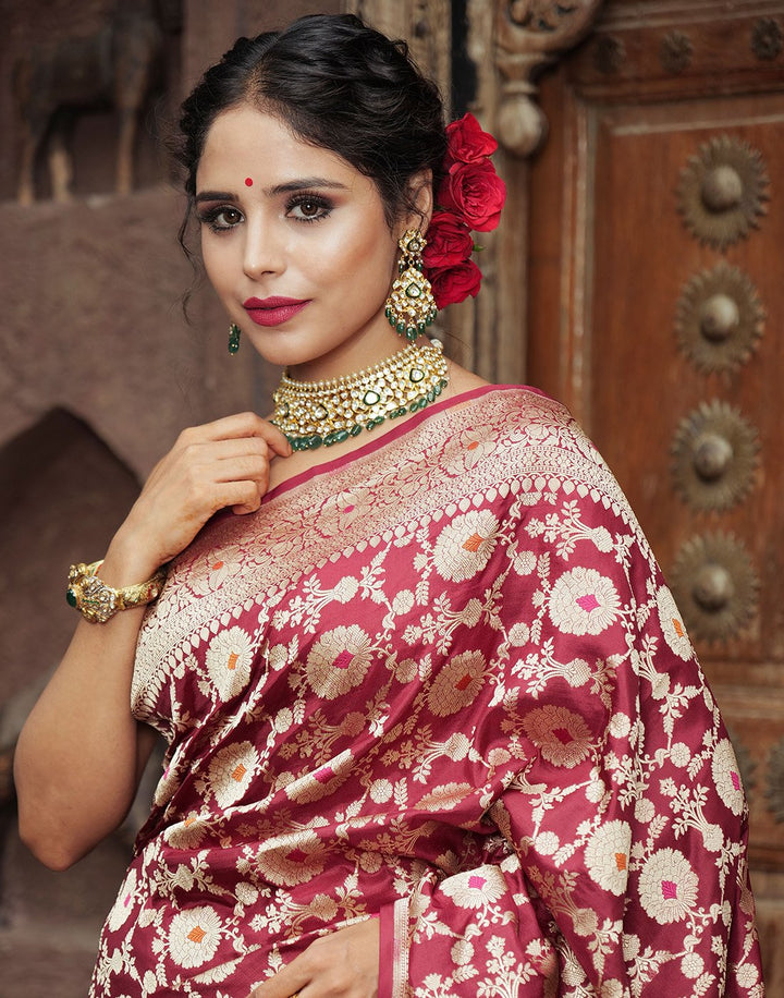 Woven Banarasi Handloom Saree