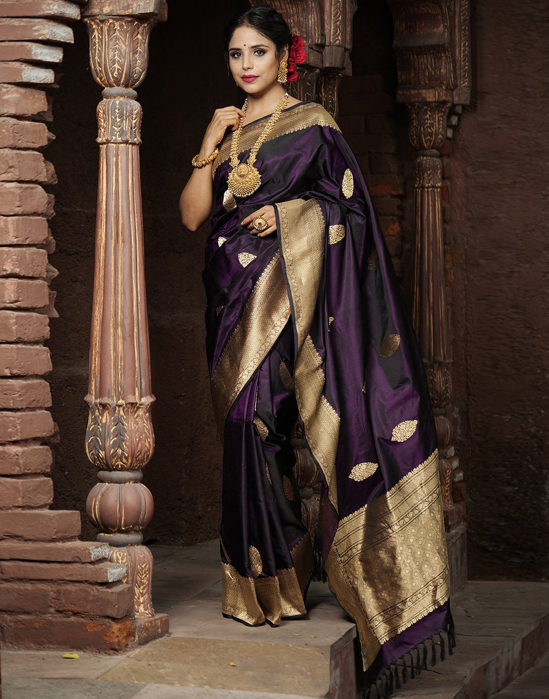 Woven Banarasi Handloom Saree