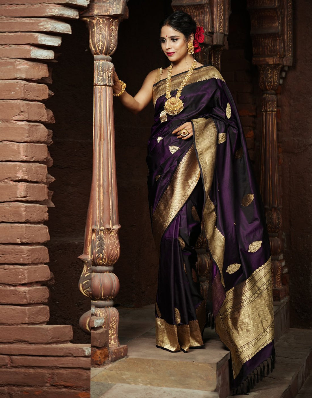Woven Banarasi Handloom Saree