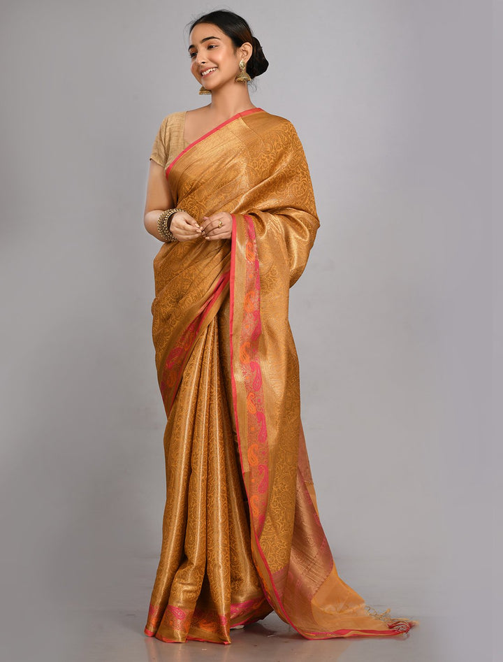 MBZ Meena Bazaar-Cotton Woven Saree