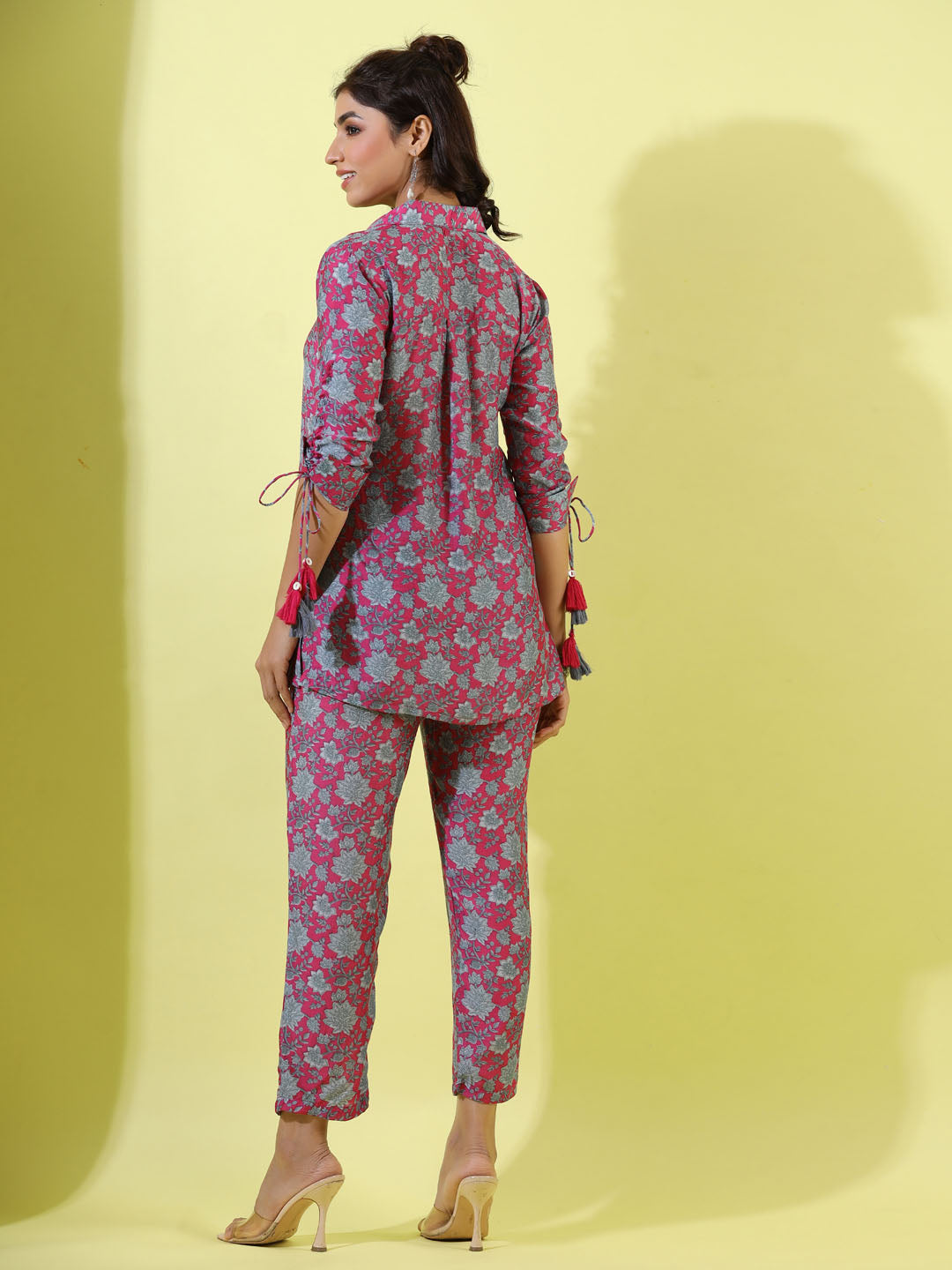 Printed Muslin Kurti With Pants