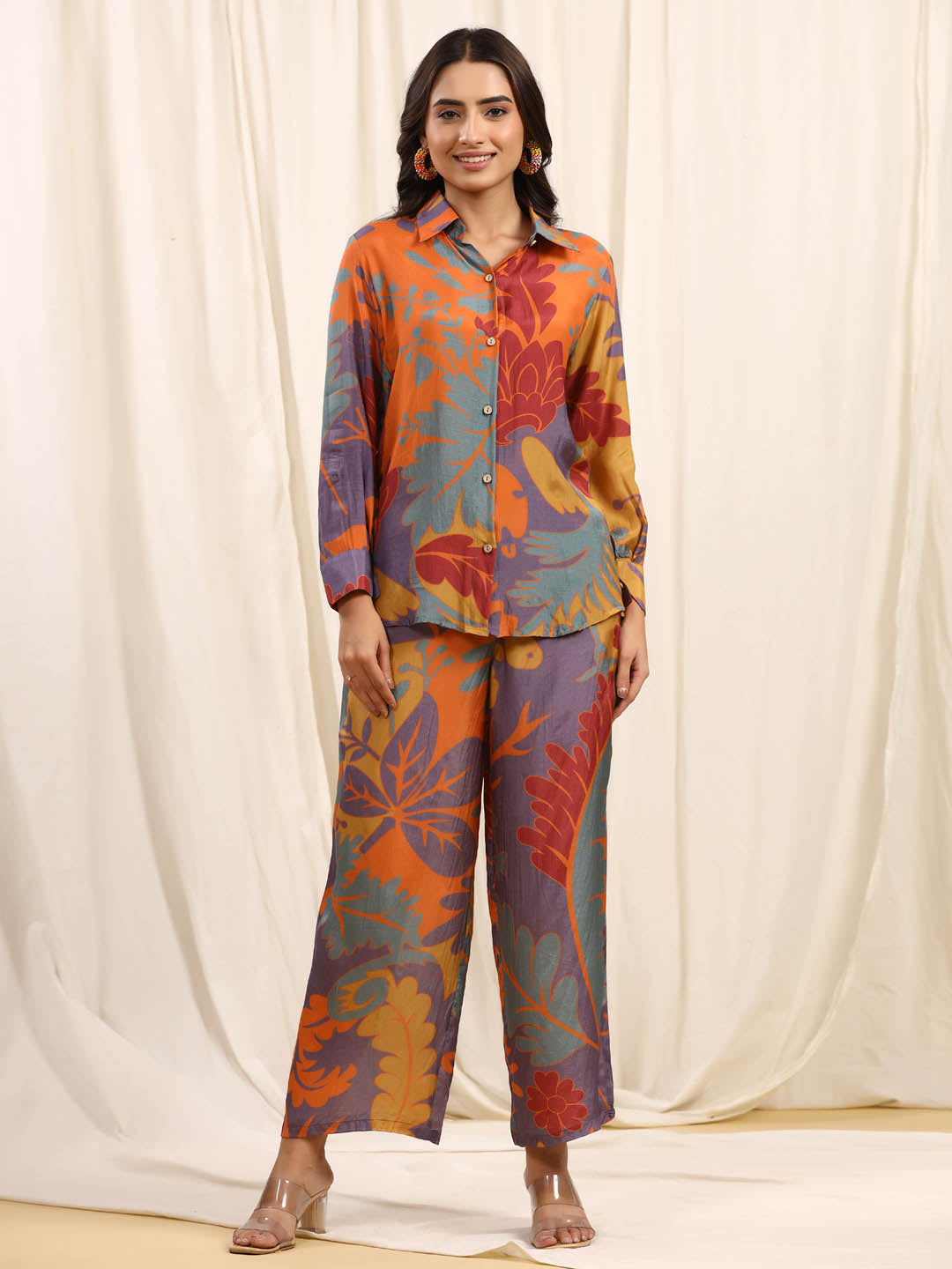 Printed Muslin Kurti With Pants