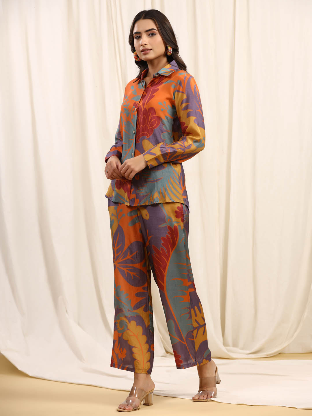 Printed Muslin Kurti With Pants