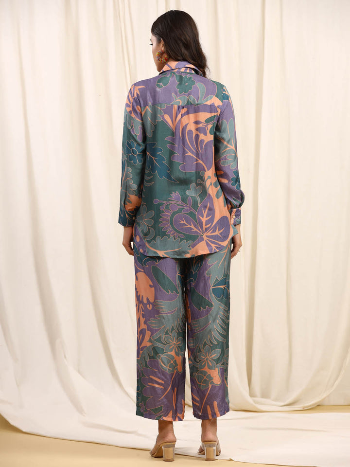 Printed Muslin Kurti With Pants