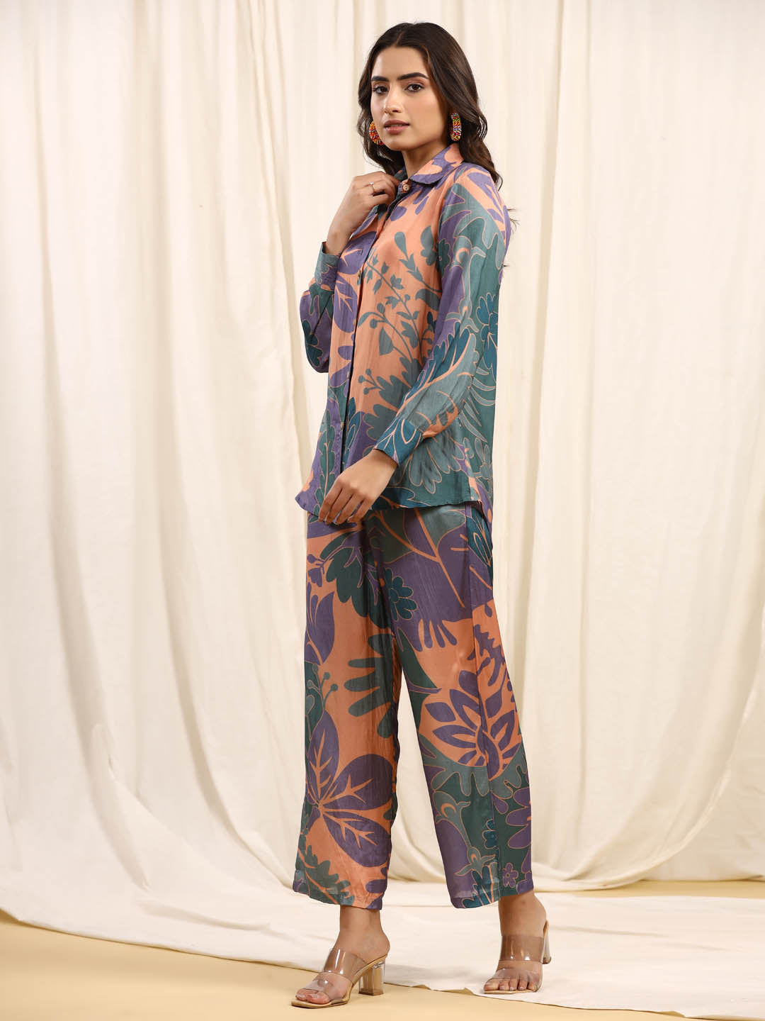 Printed Muslin Kurti With Pants