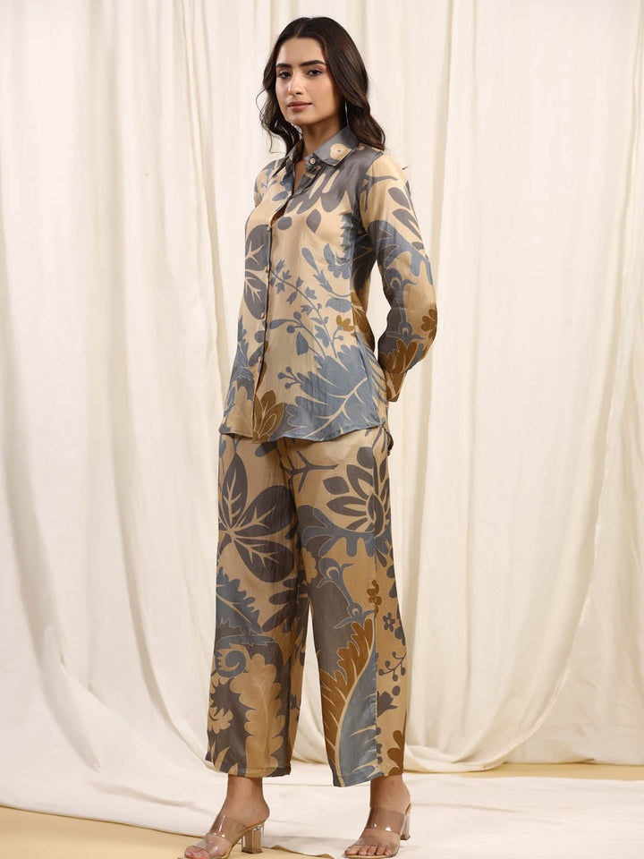 Printed Muslin Kurti With Pants