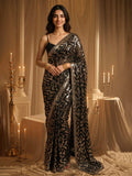 Sequin Embroidered Georgette Saree