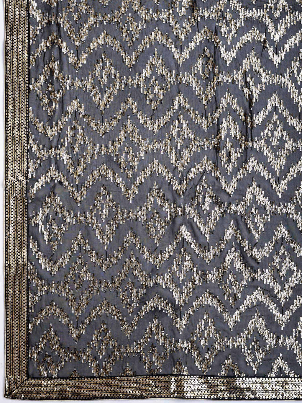 Sequin Embroidered Georgette Saree