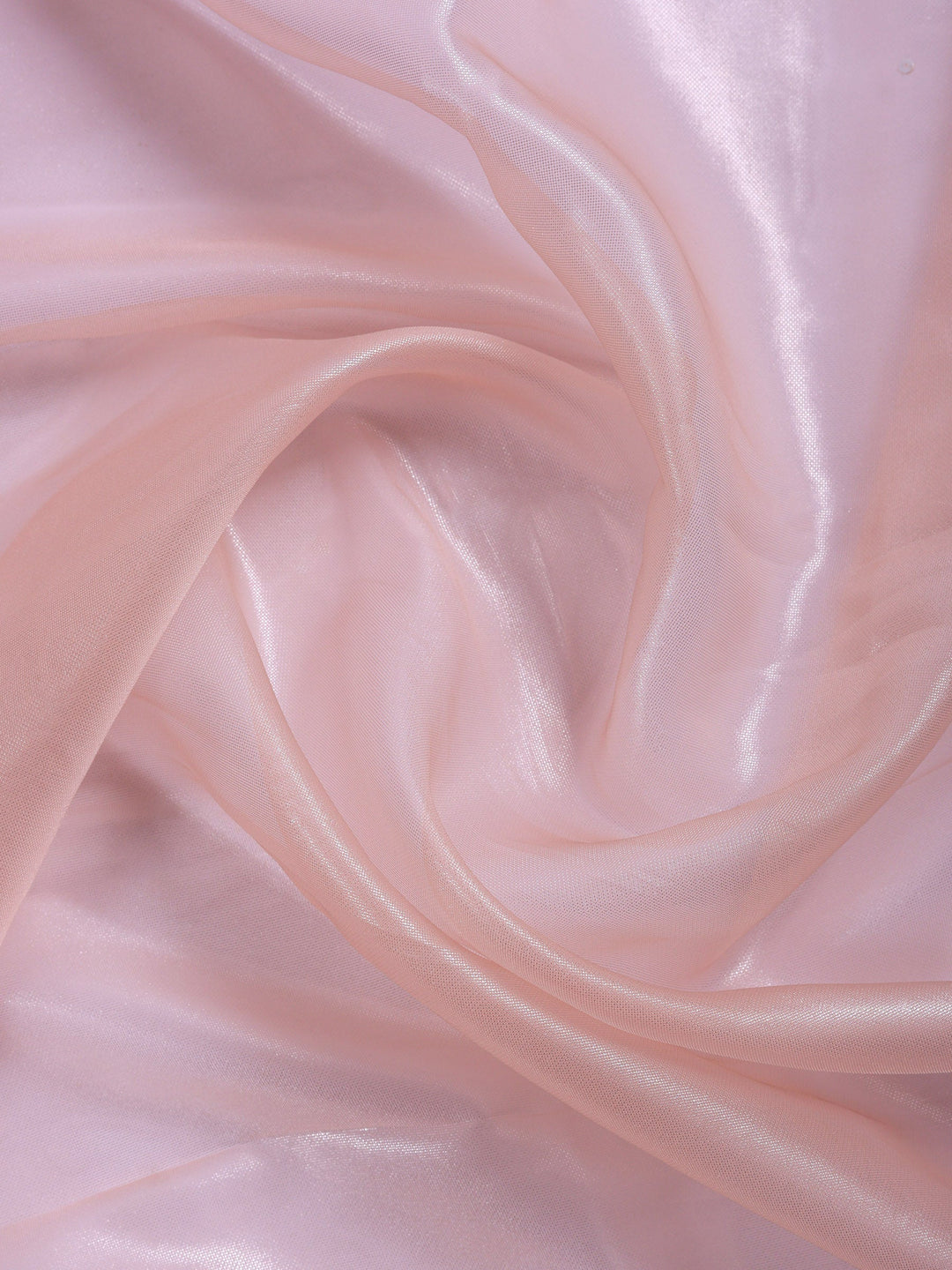 Peach Embroidered Tissue Saree