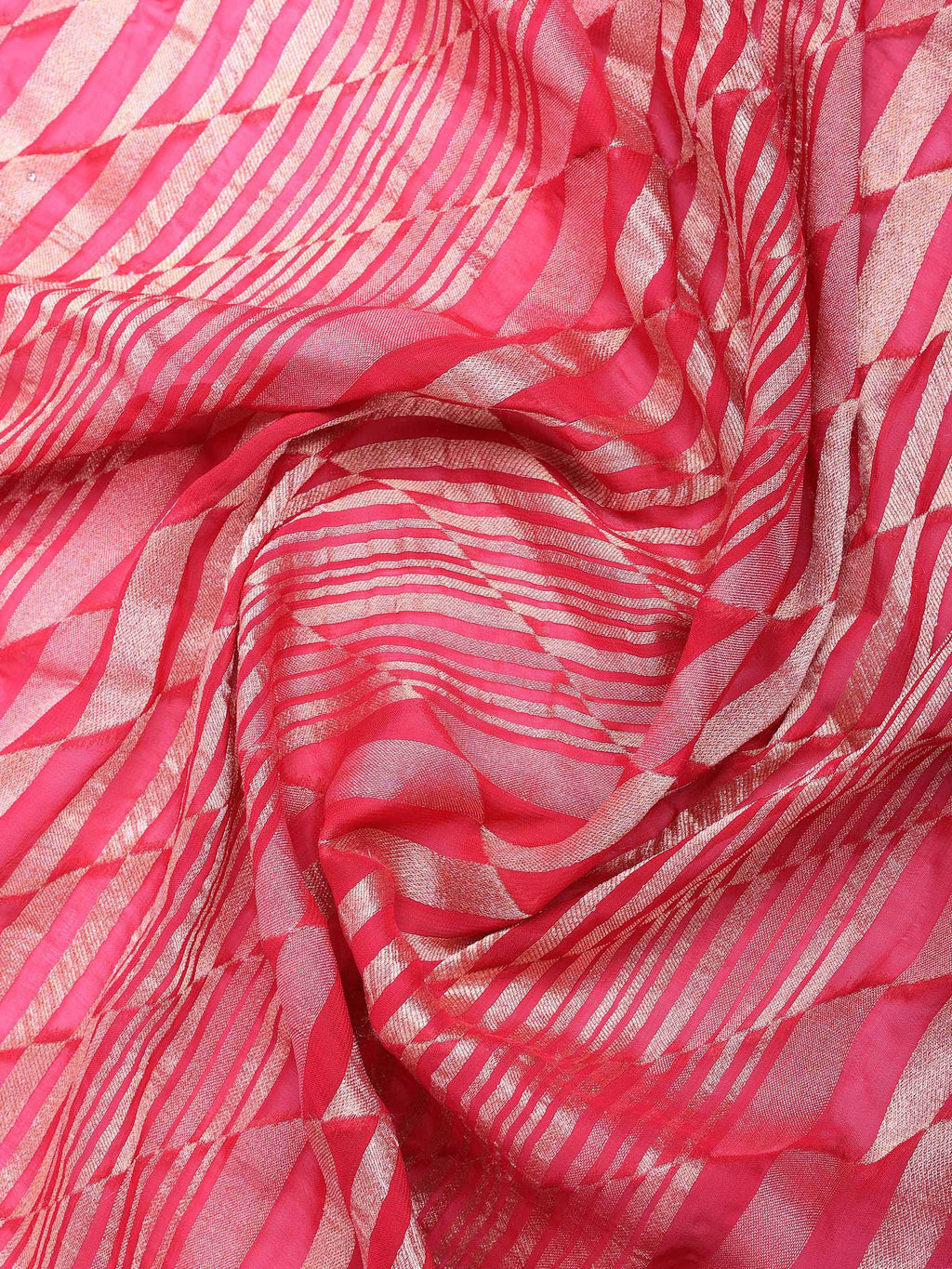 Rani Banarsi Embroidered Saree