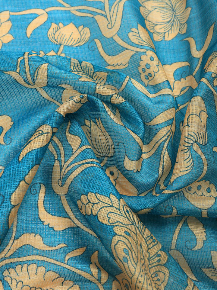 Firozee Digital Print Cotton Blend Saree