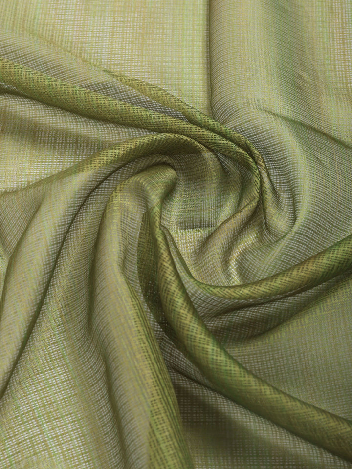 Mustard Digital Print Cotton Blend Saree