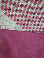 Maroon Woven Design Satin Saree