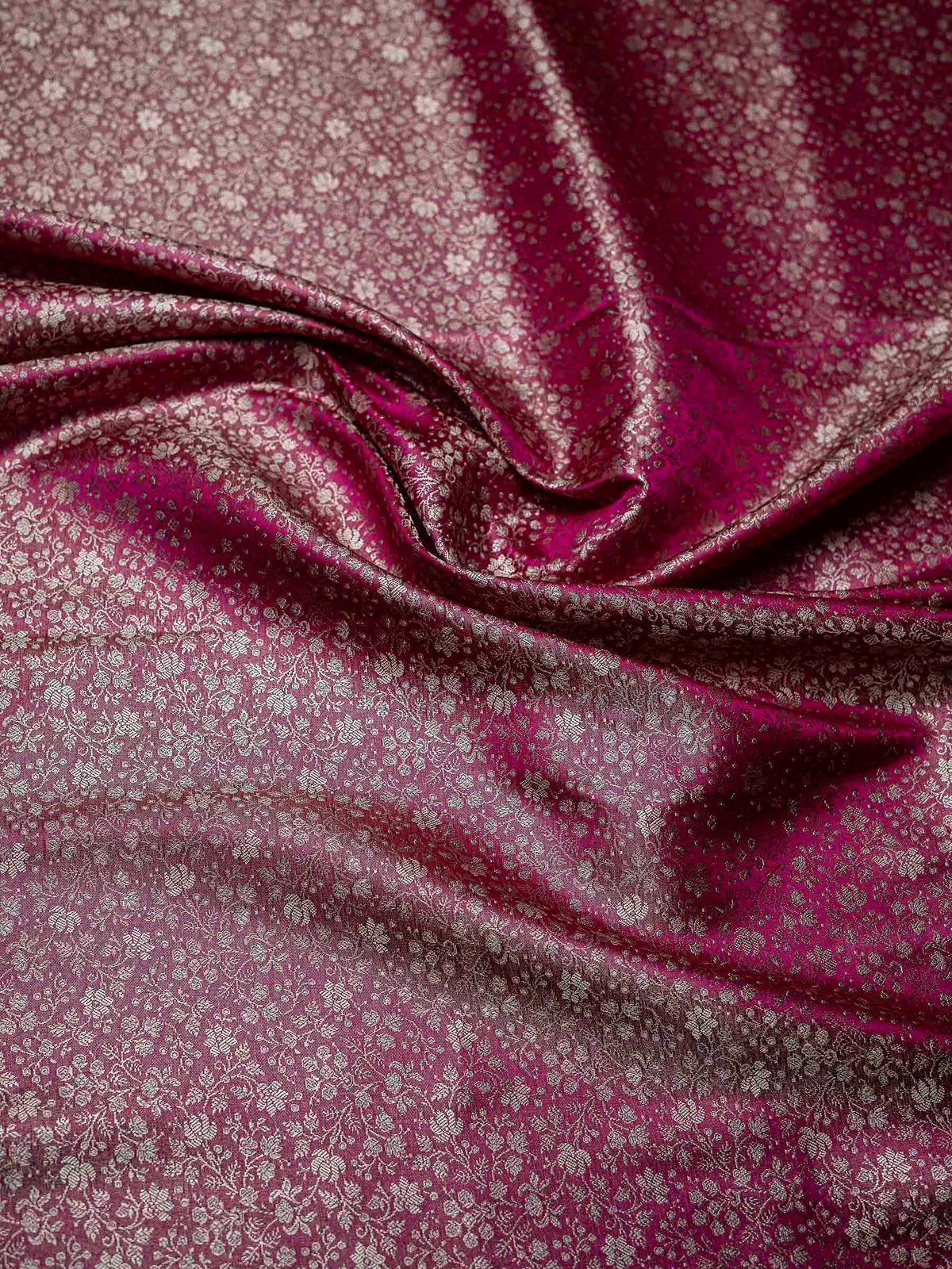 Rani Woven Design Satan Saree