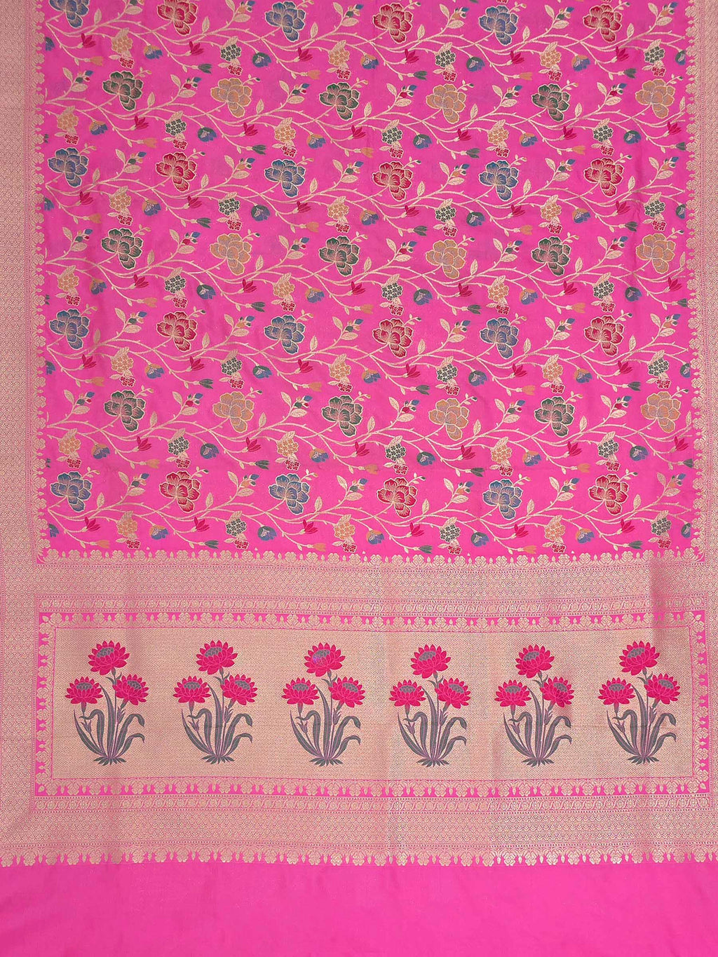 Pink Woven Design Banarasi Saree