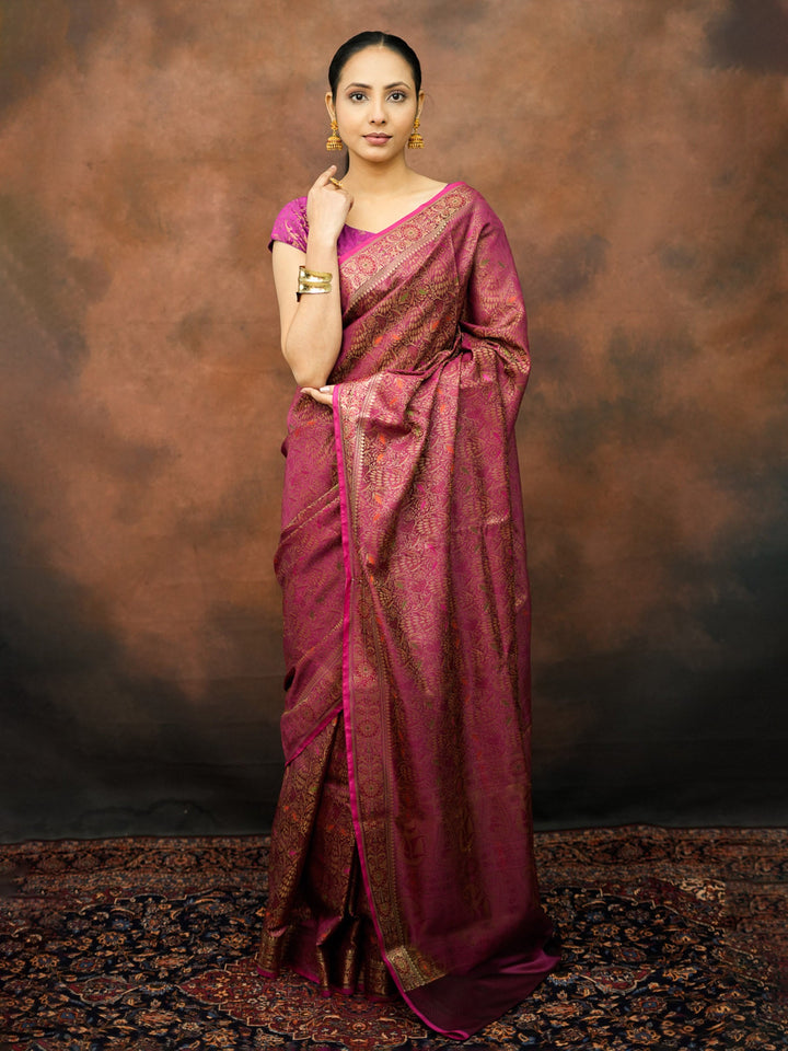 Rani Woven Design Banarasi Saree
