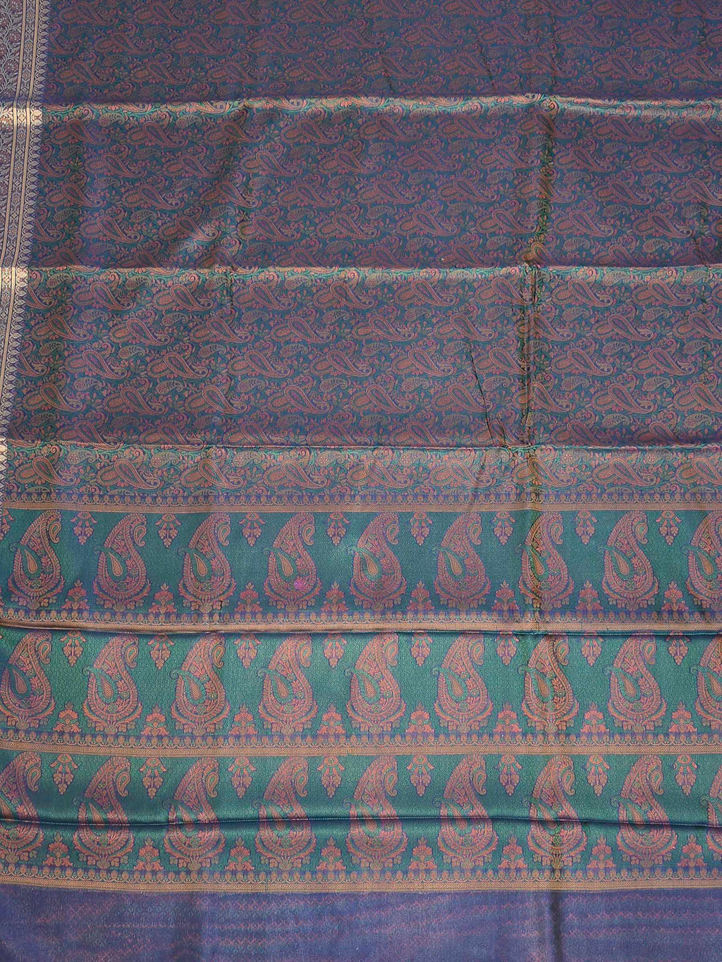 Navy Blue Woven Design Banarasi Saree
