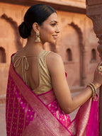 Rani Woven Design Banarasi Saree