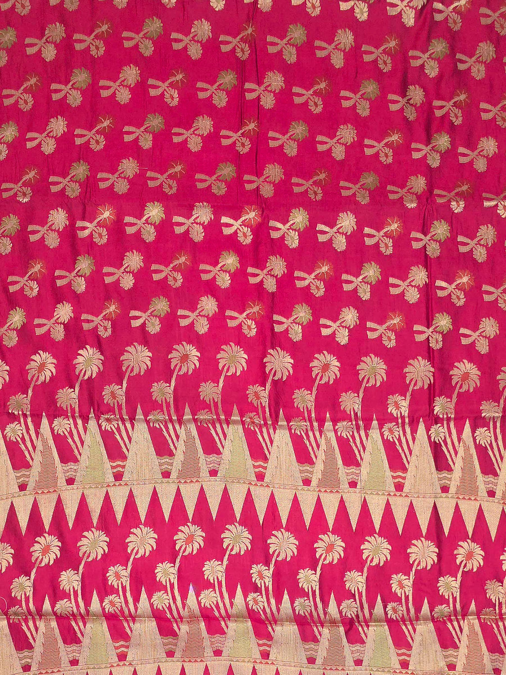 Red Woven Design Banarasi Saree