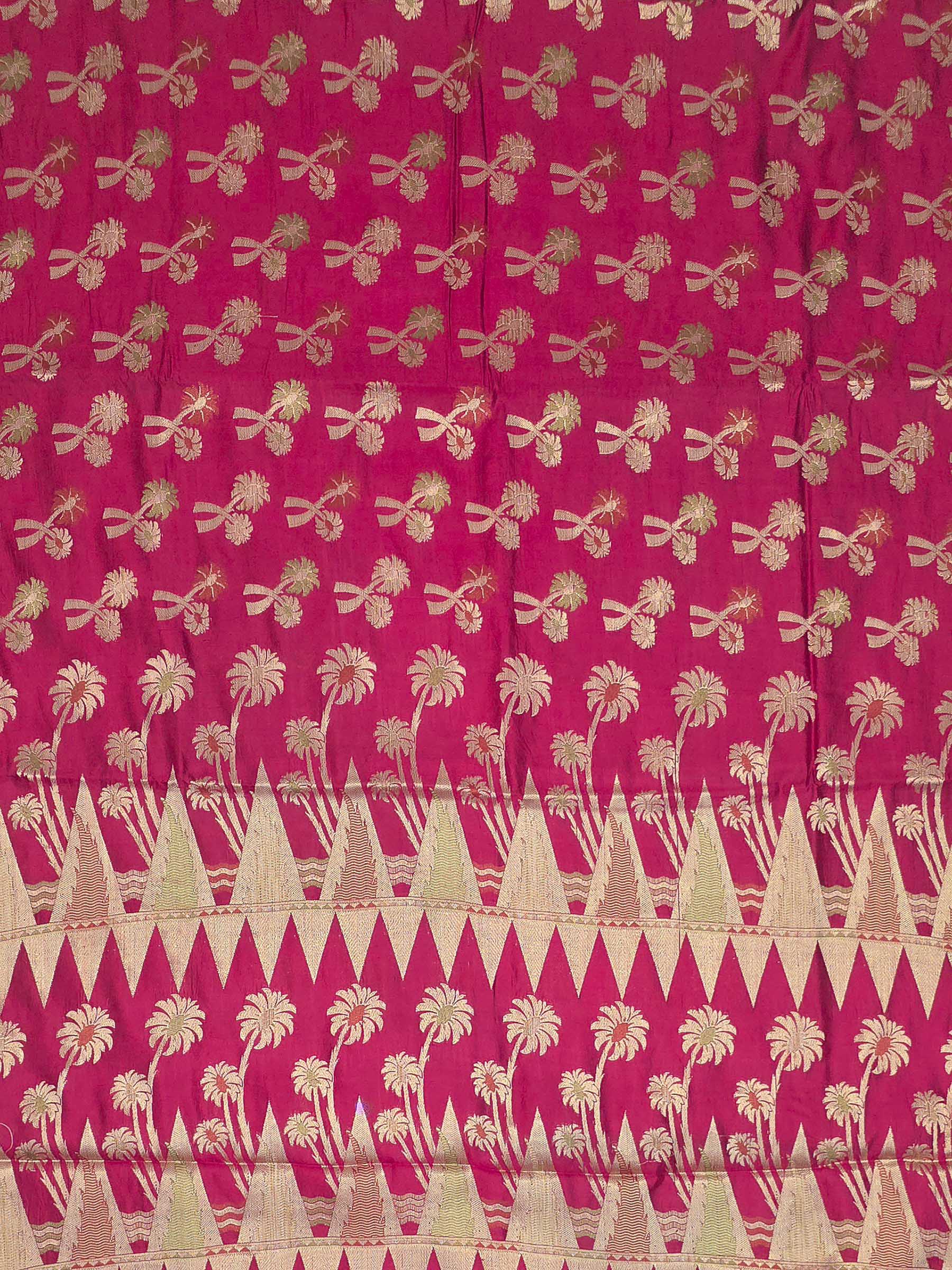 Red Woven Design Banarasi Saree