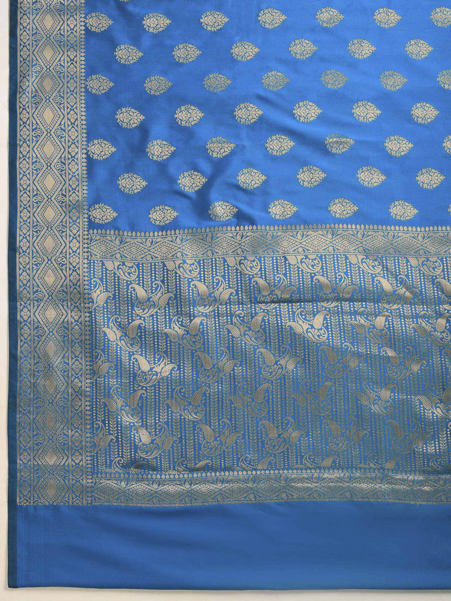 Firozee Woven Design Art Silk Saree