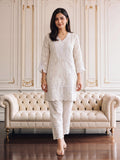Embroidery Cotton Blend Kurta Sets