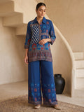 Printed Crepe Kurta Set