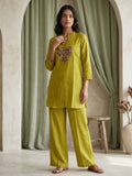 Printed Cotton Blend Kurta Set