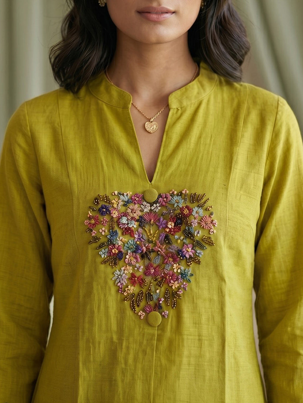 Printed Cotton Blend Kurta Set