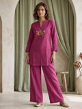 Printed Cotton Blend Kurta Set