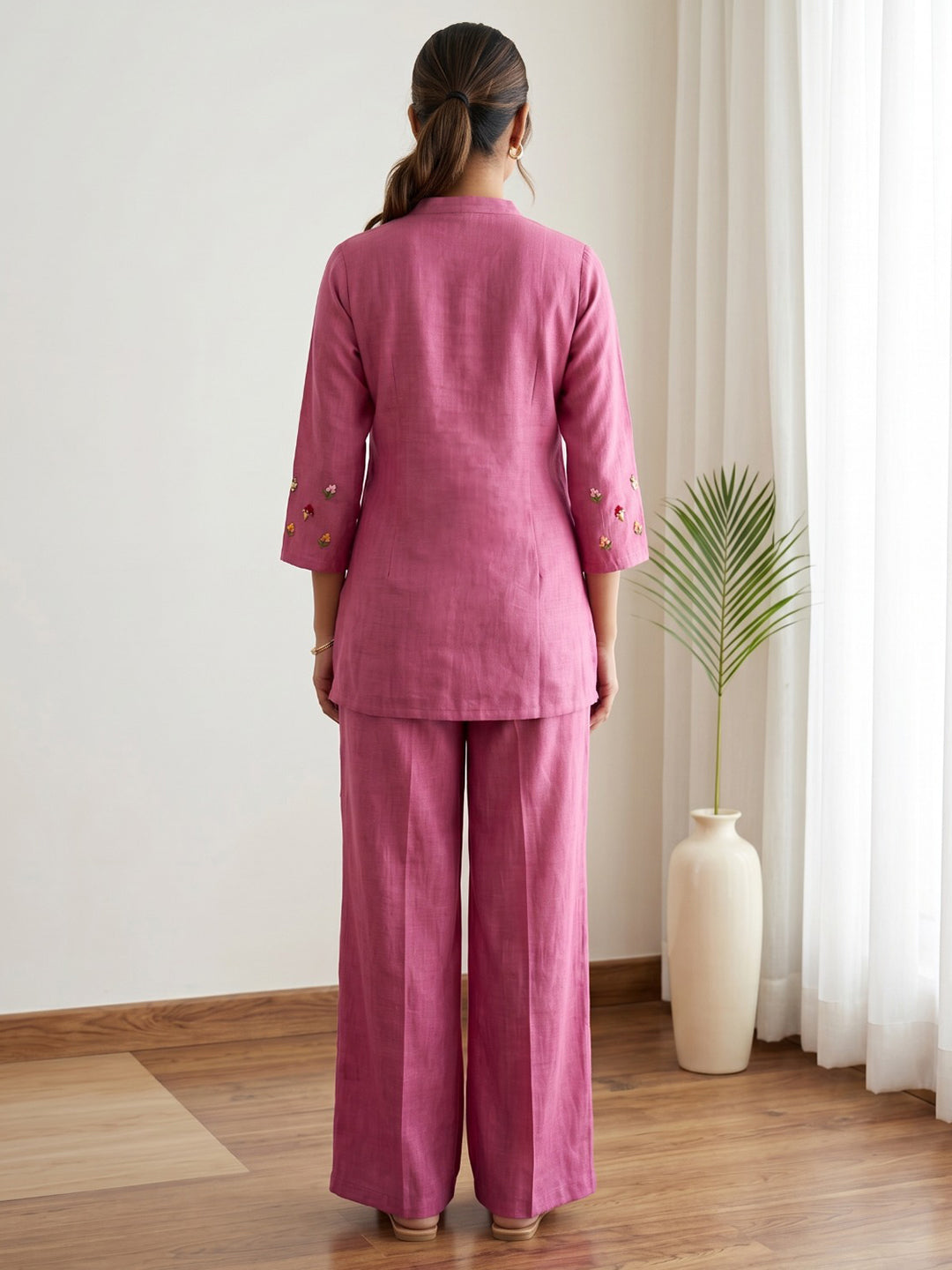 Printed Cotton Blend Kurta Set