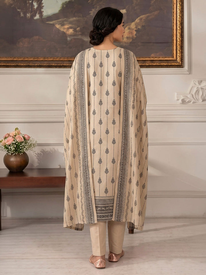 Black Printed Muslin Kurta With Pant &amp; Dupatta