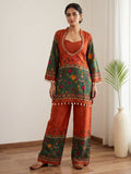 Embroidery Cotton Blend Kurta Set