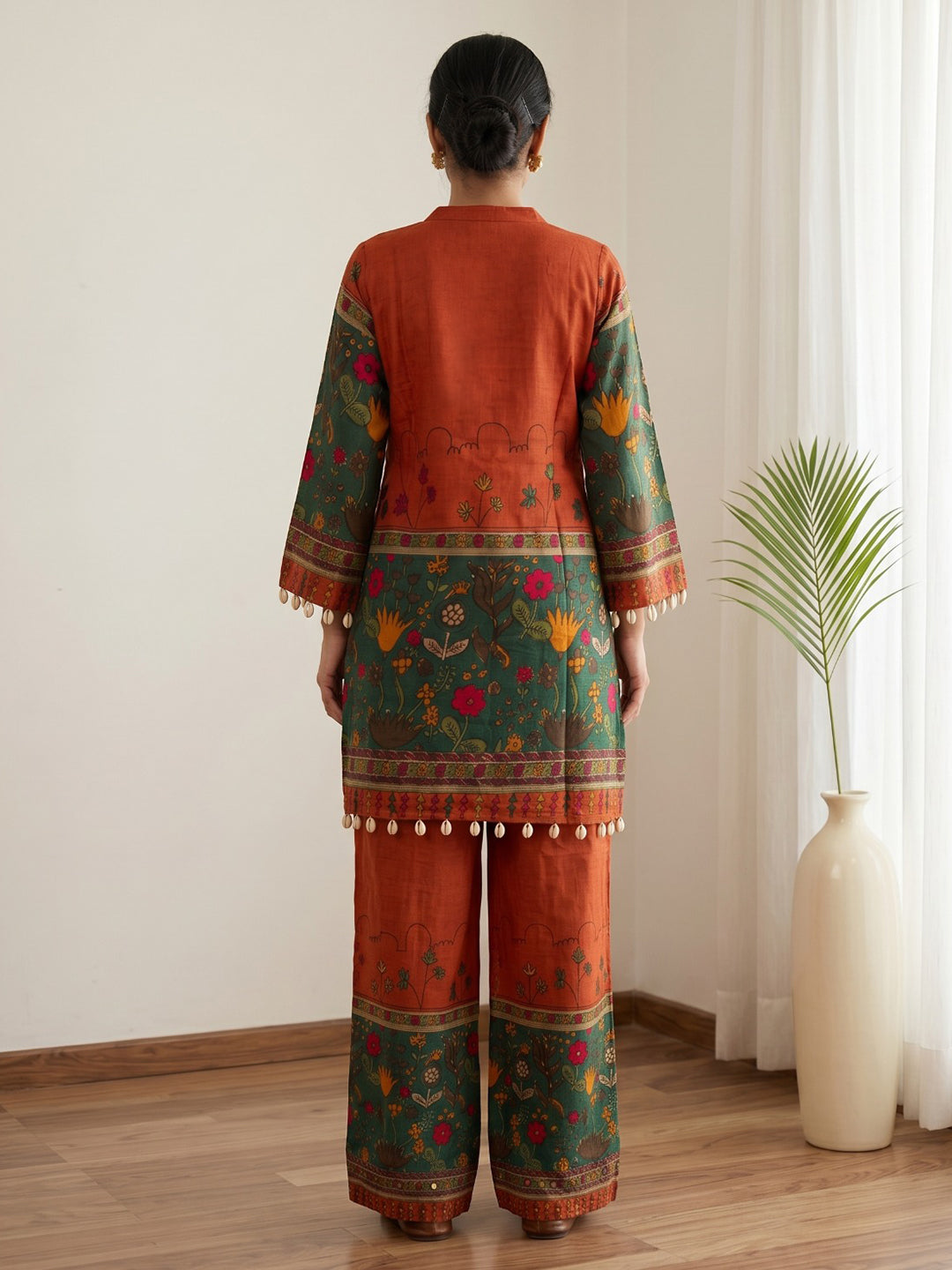 Embroidery Cotton Blend Kurta Set