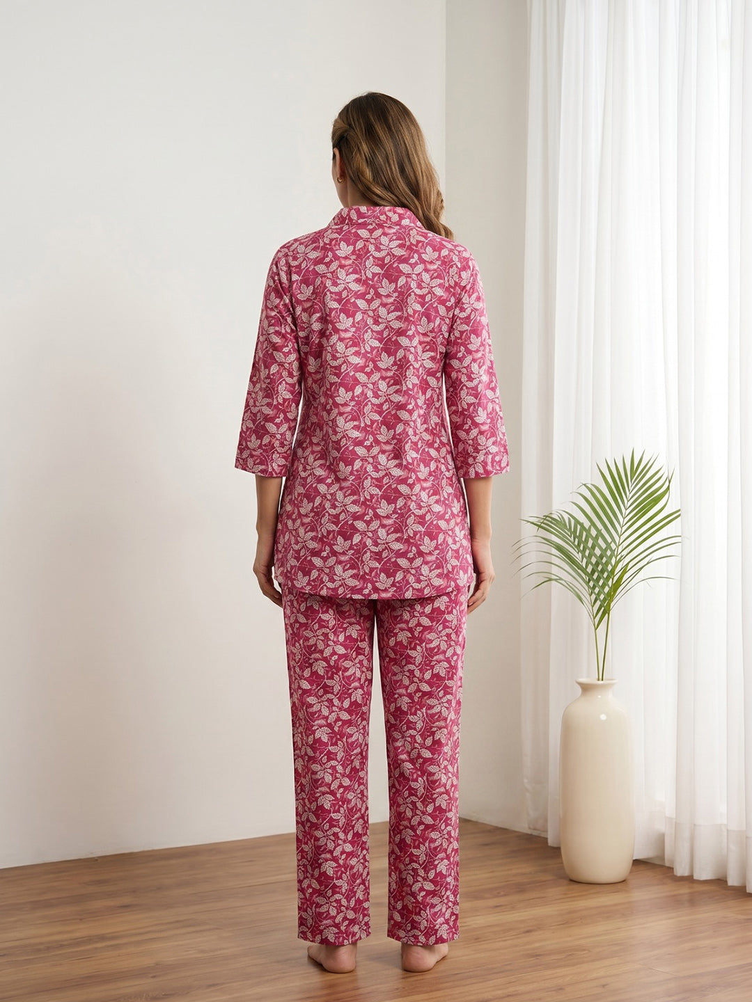 Printed Cotton Blend Kurta Set