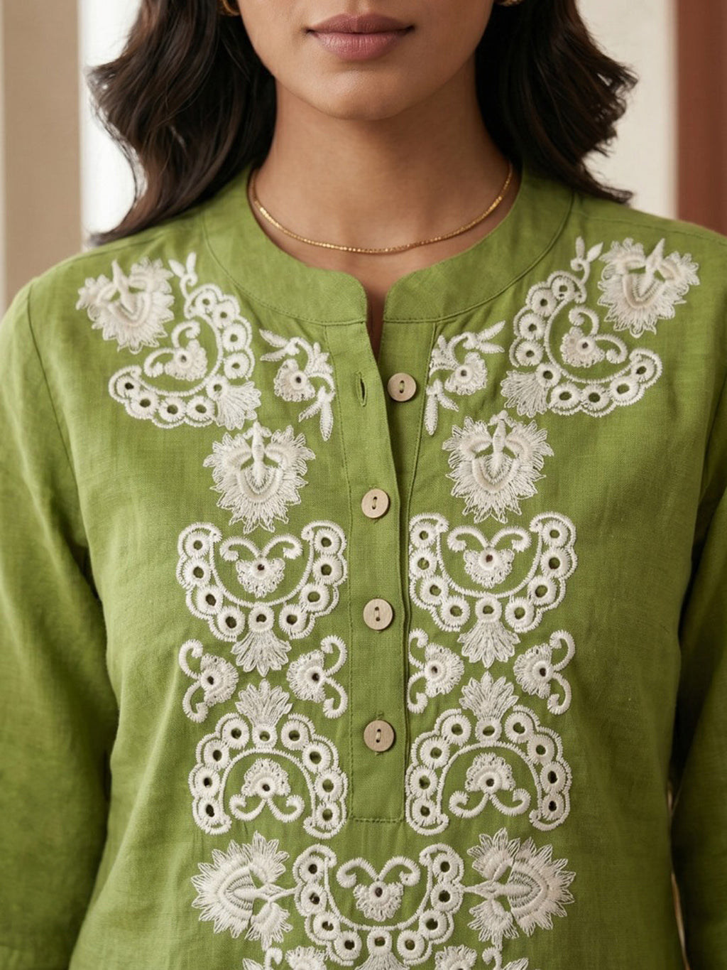 Printed Cotton Blend Kurta Set