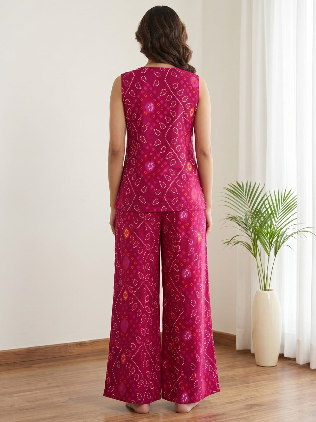 Printed Cotton Blend Kurta Set