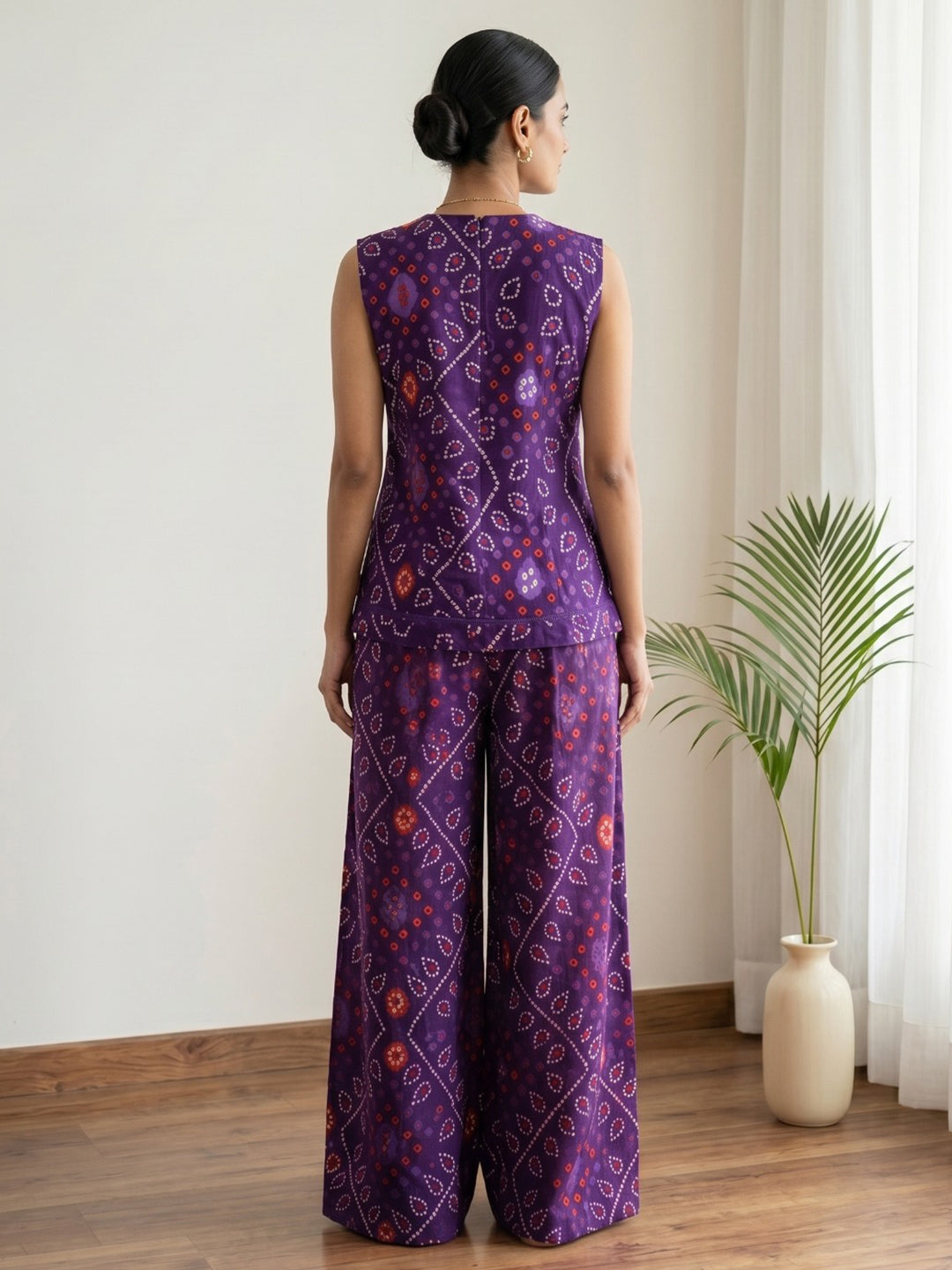 Printed Cotton Blend Kurta Set