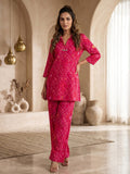 Printed Cotton Blend Kurta Set
