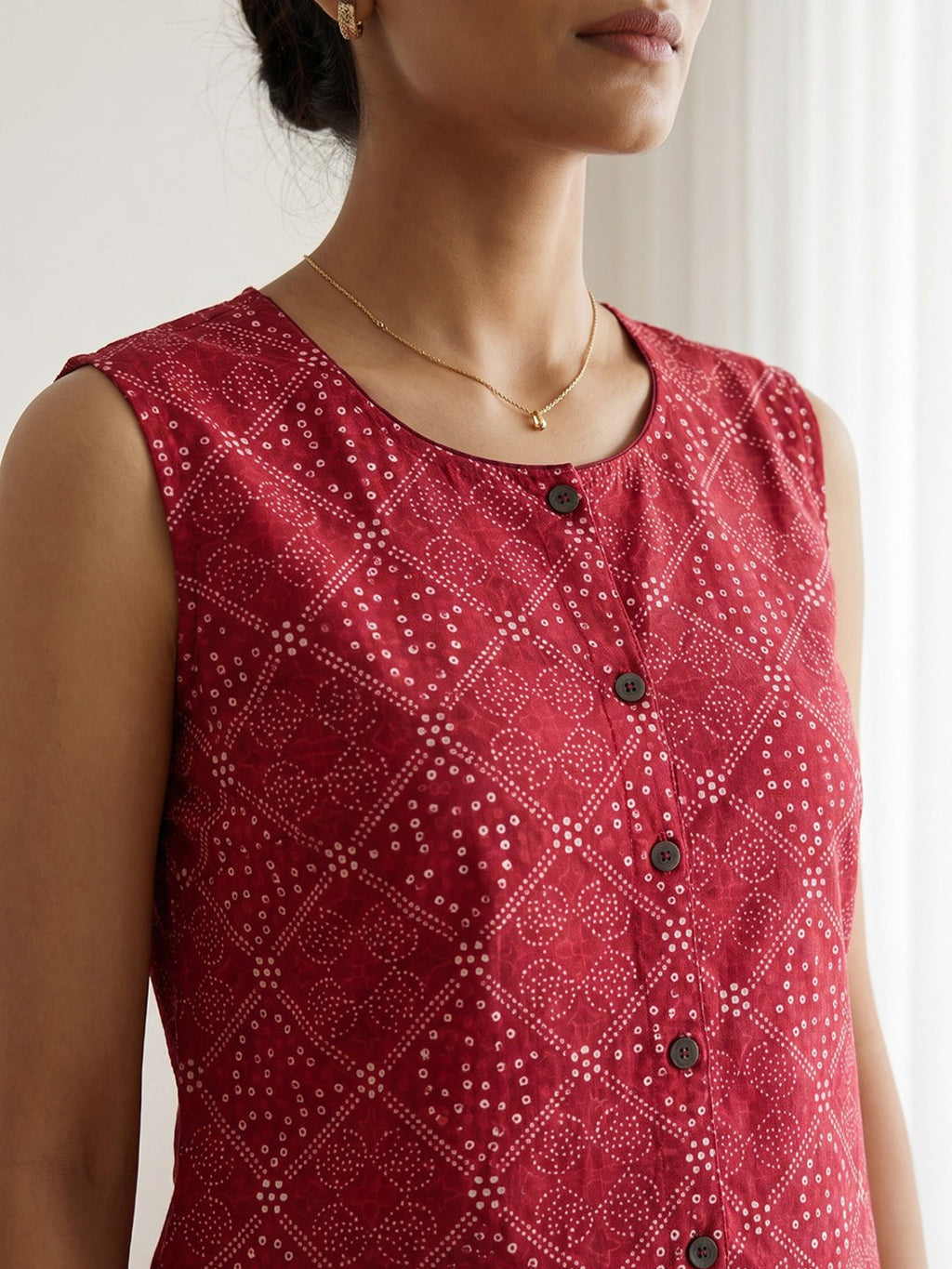 Printed Cotton Blend Kurta Set