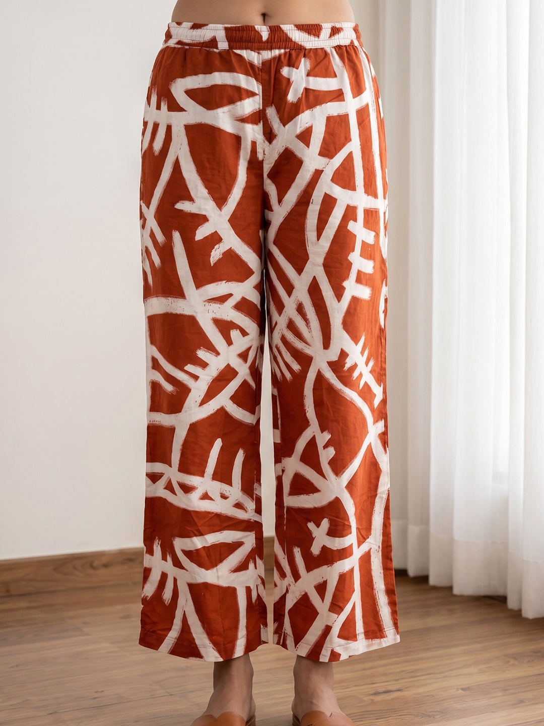 Printed Cotton Blend Kurta Set