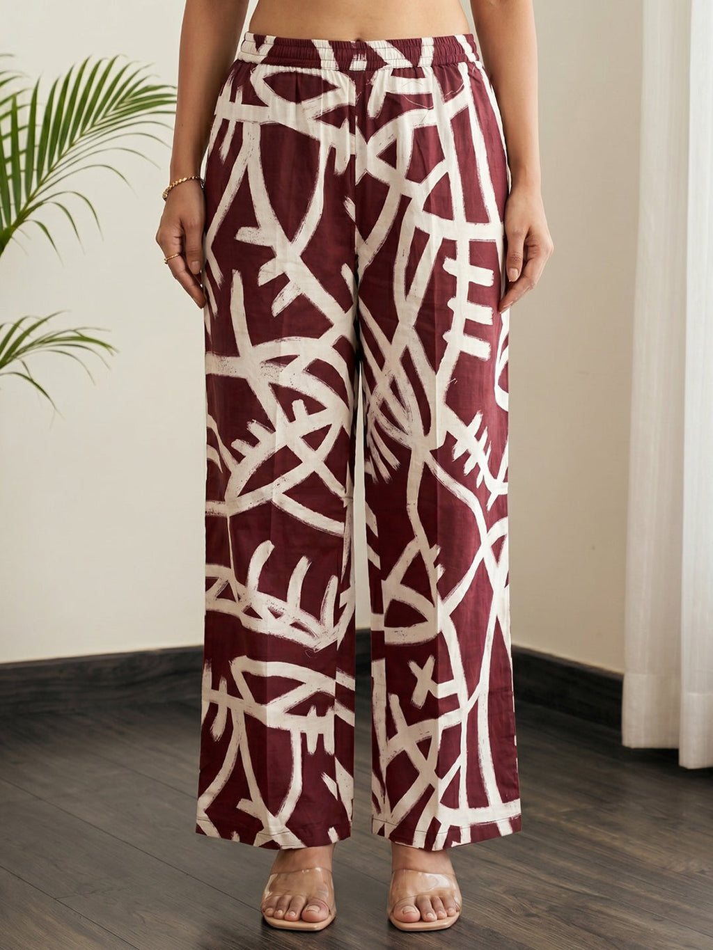 Printed Cotton Blend Kurta Set