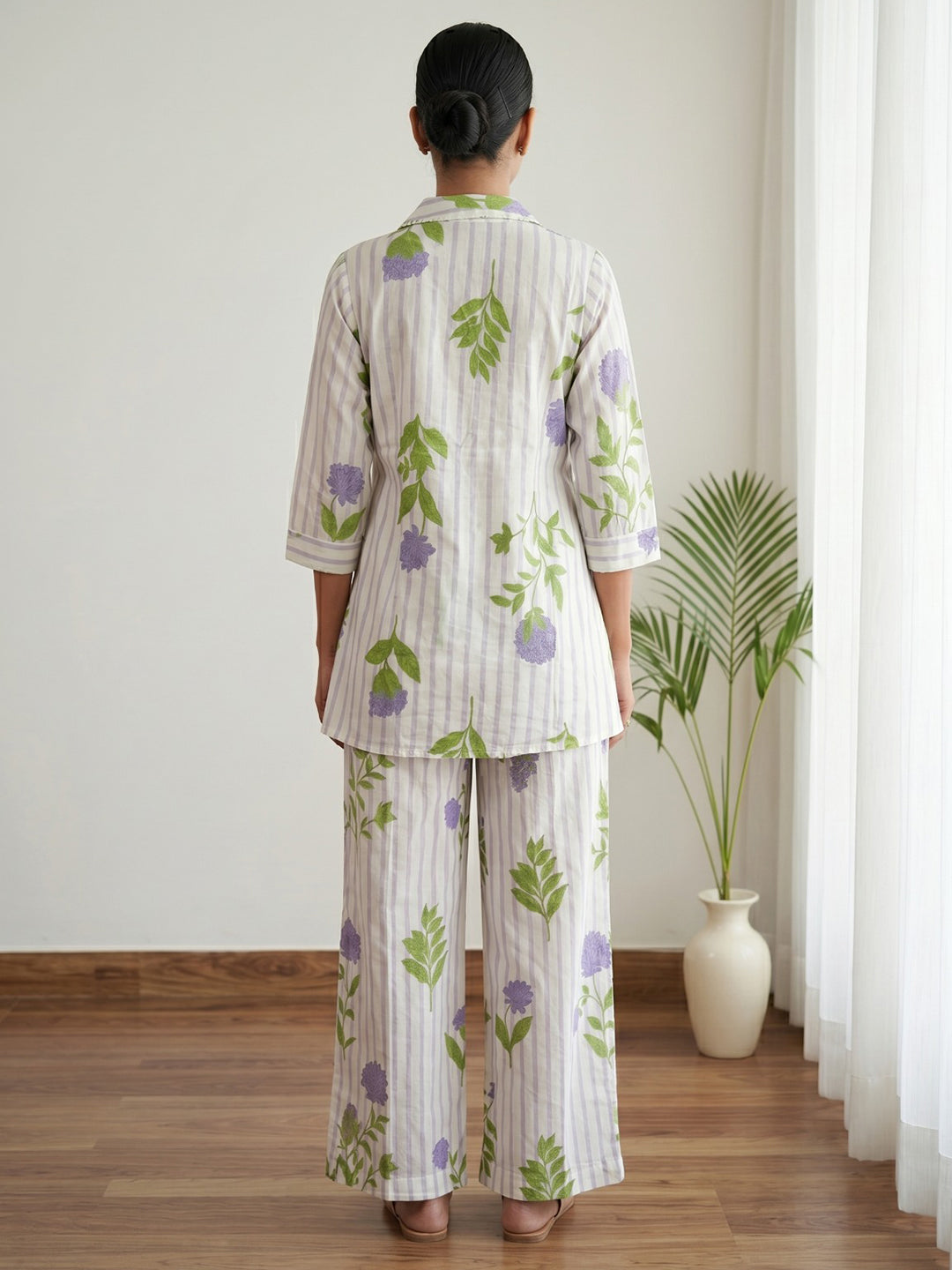 Printed Cotton Blend Kurta Set