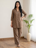 Printed Cotton Blend Kurta Set