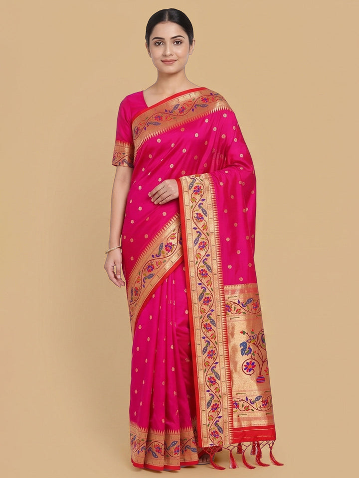 Rani Woven Design Art Silk Saree