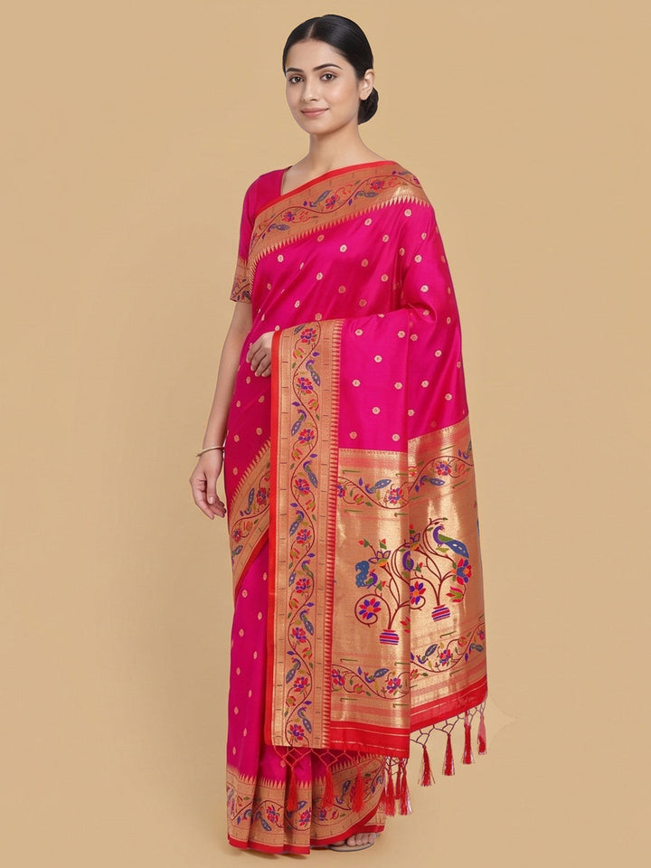 Rani Woven Design Art Silk Saree