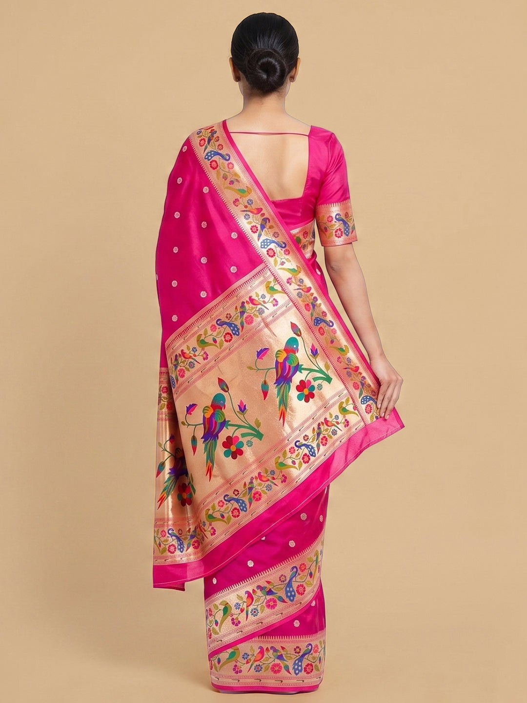 Rani Woven Design Art Silk Saree