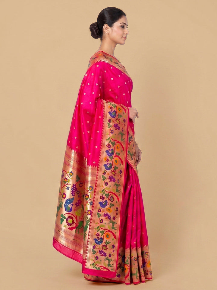 Rani Woven Design Art Silk Saree