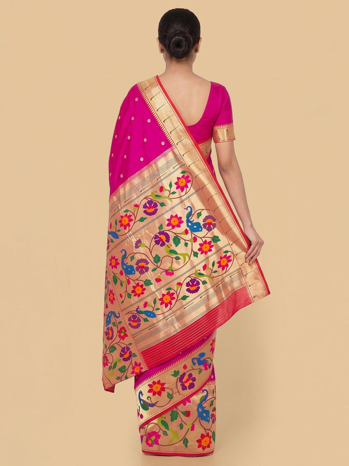 Rani Woven Design Art Silk Saree